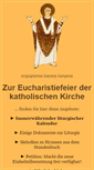 Mobile Screenshot of eucharistiefeier.de